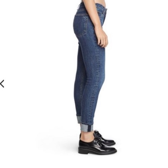 Rag & Bone 10” Dre High Rise Slim Boyfriend Jeans in Worn Wash Sz 27 - Picture 3 of 15